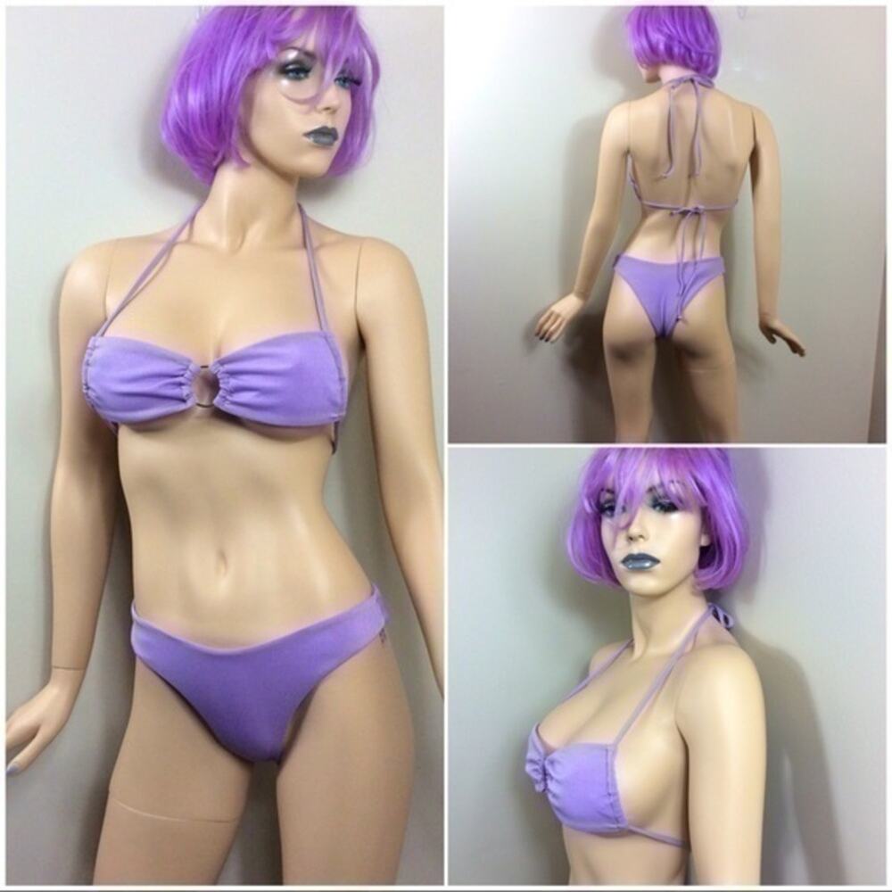Zaful purple ribbed bikini. Small. Size 4